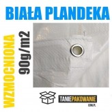 Biała Plandeka 8x10 (wzmacniana) WHITE 90g/m2